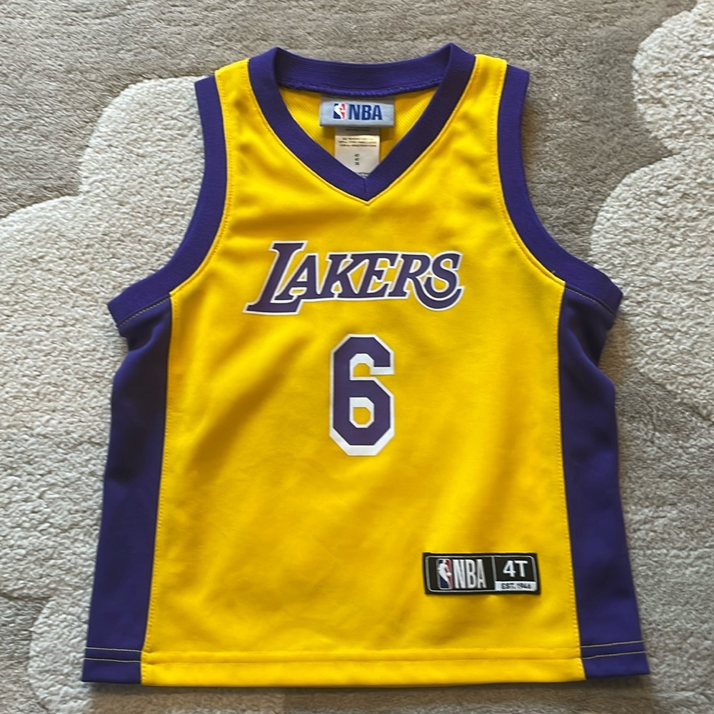 Lakers James basketball tank top